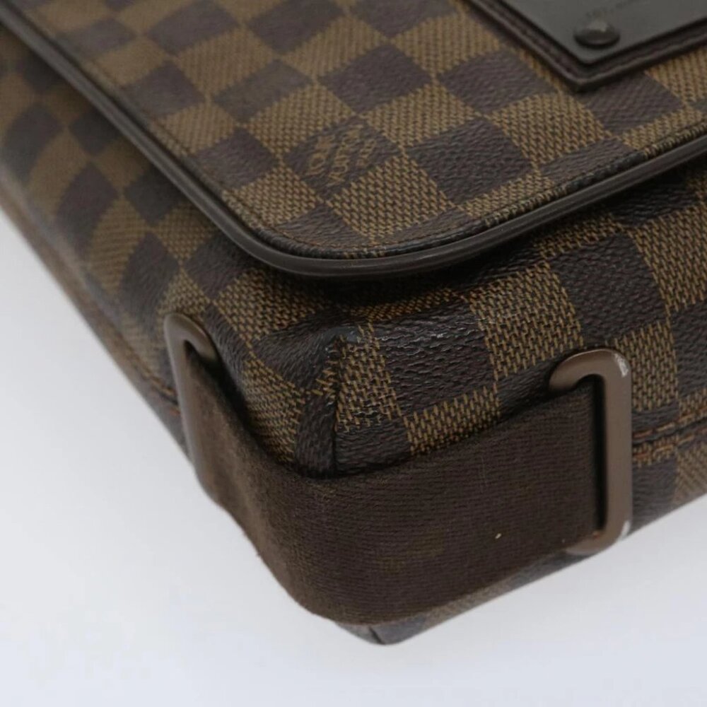 LOUIS VUITTON Damier Ebene Brooklyn PM Shoulder Bag N51210 LV Auth 34722 - Picture 2 of 12